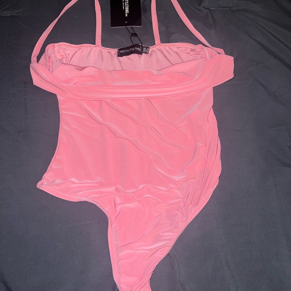 PrettyLittleThing Pink Bodysuit